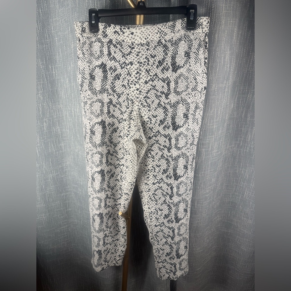 J. Crew Jamie Snake Skin Print Pull On Ankle Pants NWT size 8 - Picture 3 of 12